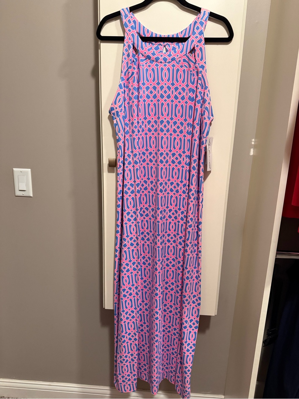 Lulu B’s NWT Link and Blue Maxi Dress
